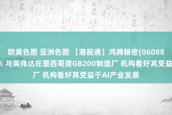 欧美色图 亚洲色图 【港股通】鸿腾精密(06088)逆市涨近10% 与英伟达在墨西哥建GB200制造厂 机构看好其受益于AI产业发展