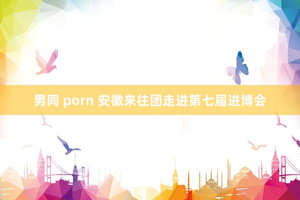 男同 porn 安徽来往团走进第七届进博会