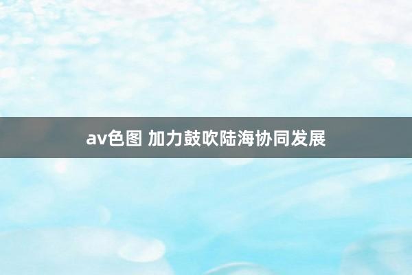 av色图 加力鼓吹陆海协同发展